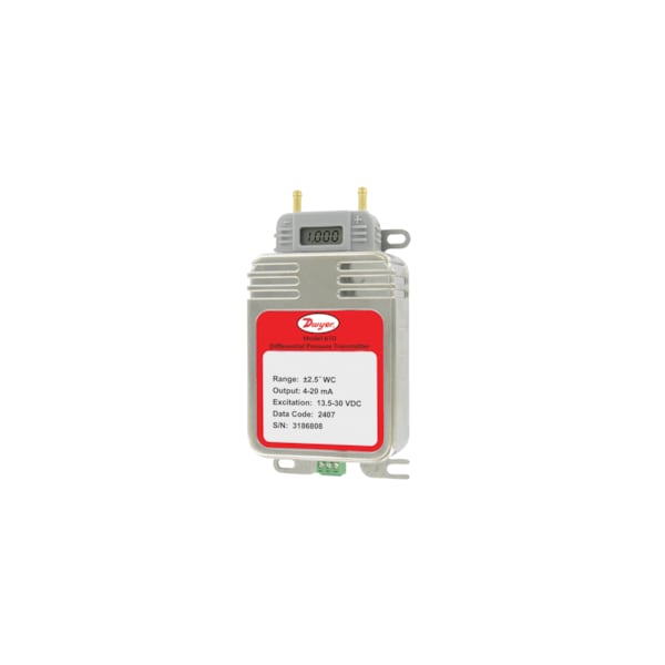 Low differential pressure transmitter, range 0 to 10inwc